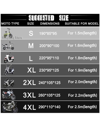 Pokrowiec motocyklowy Harley Davidson z grubej tkaniny Oxford 210D, wodoodporny, ochrona przed kurzem, deszczem i promieniami UV