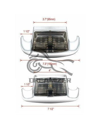 Światło błotnika lampa Harley Davidson Classic Touring Softail FLHTCU