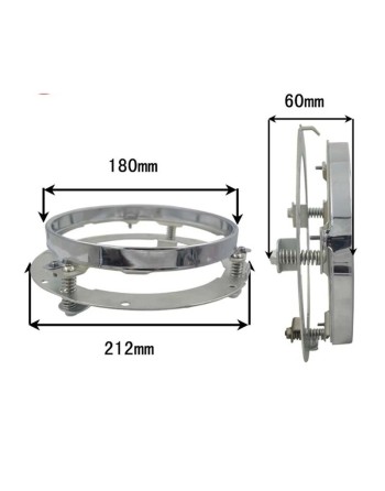 Uchwyt mocujący reflektora lampy 7" Harley Davidson Touring Electra