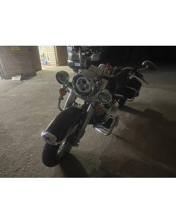 Reflektor lampa LED 7" light bary 4,5" zestaw Harley Davidson Electra Glide