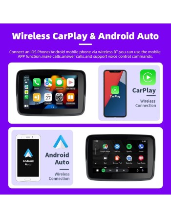 Nawigacja motocyklowa GPS Apple CarPLay Android Auto Mapy IP67 yanosik